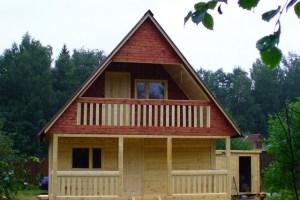 Дачные дома из бревна (38 фото): особенности строительства фундамента
