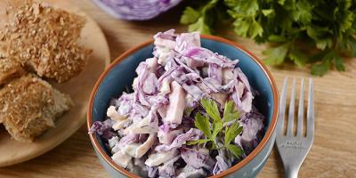 Салат из краснокочанной капусты — подборка лучших рецептов
